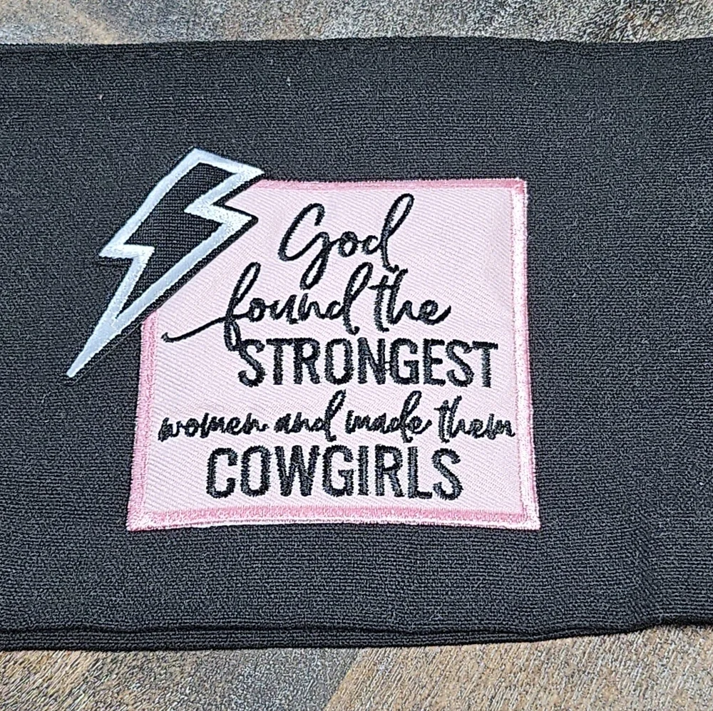 NWT Black Western Pencil / makeup Bag Pounch